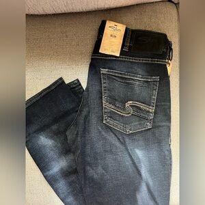 Men’s Silver Jeans NWT Allan style